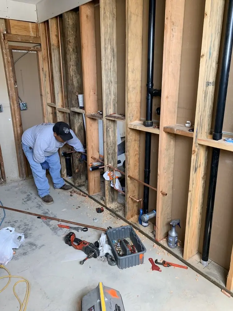 Commercial rough-in plumbing for Water Heater Replacement in Quail Run